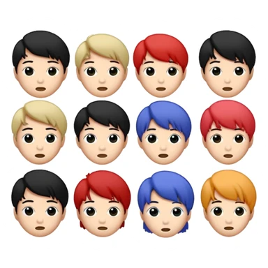 Puedes crear unos emoticonos de la banda de kpop BTS de su logo y el de Army sticker