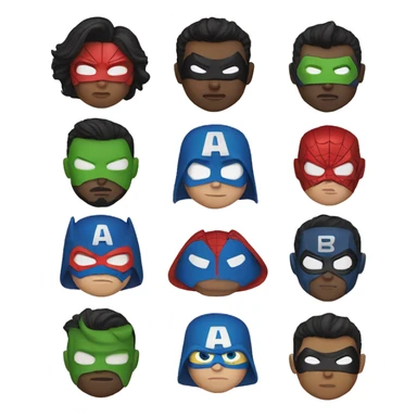 Superheroes sticker