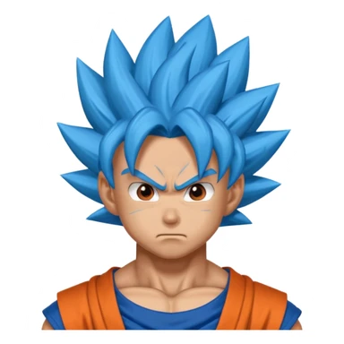 Goku in Super Saiyan Blue  sticker