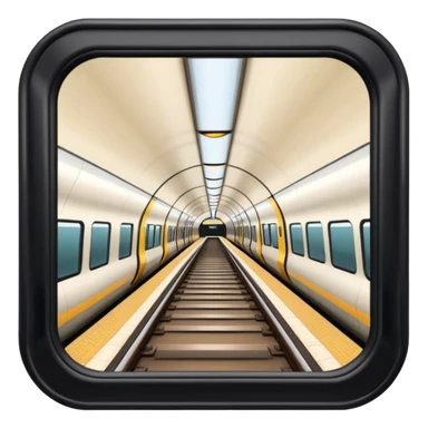 underground train tube vienna sticker