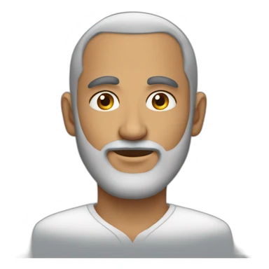 yusuf monaf patna india with less hair and long beard sticker