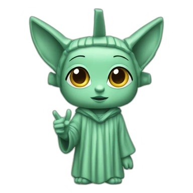 Statue of Liberty hoodie Dobby sticker