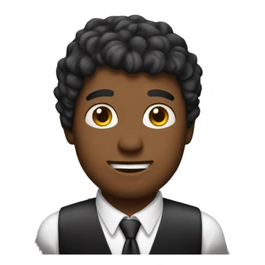 a guy playing the piano sticker