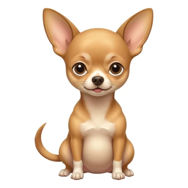 A pregnant Chihuahua. sticker