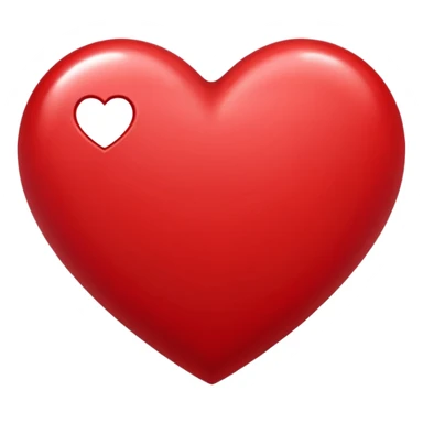 Valentine's Day themed heart sticker