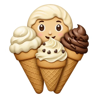 Cookies and ice cream sticker
