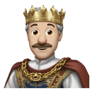 Le roi lépreux Baldwin avec son masque qui lève la main 🙋 sticker