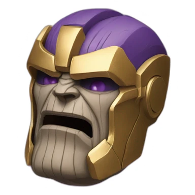 thanos heart sign sticker