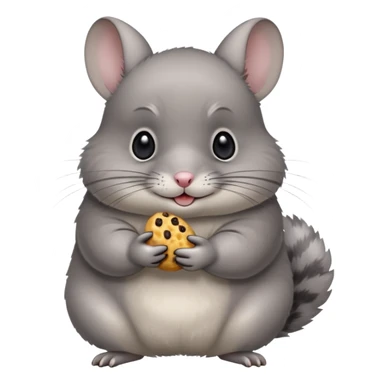 Chinchilla with raisin sticker