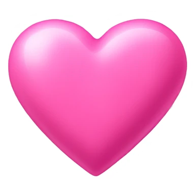 Bubblegum pink heart sticker