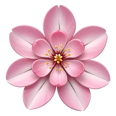 white snow cherryblossom sticker