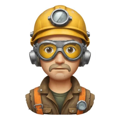 débrouille personnage ferrailleur post apo  sticker