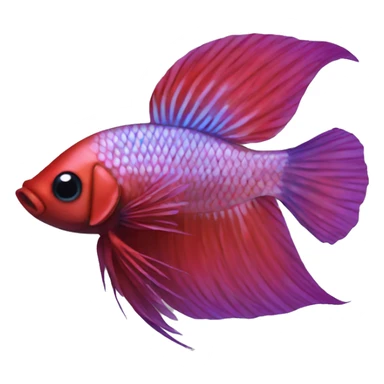 Betta fish sticker