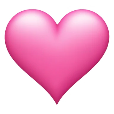 Pink heart with initial M in the center cersive sticker