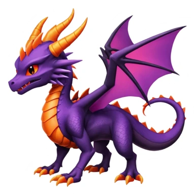Spyro-Cynder-Yveltal-Fakémon-hybrid-creature (full body)  sticker