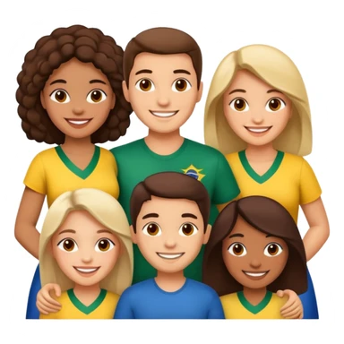 Brazilian families sticker