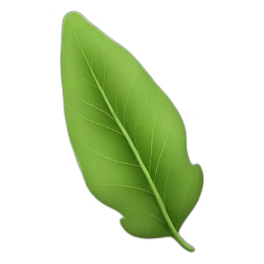 sage leaf sticker