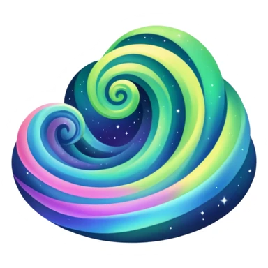 something that represents the aurora sticker