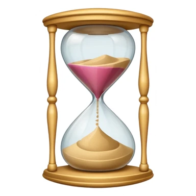 hourglass sticker