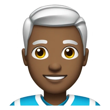 Mixed football player with transgender shirt on sticker