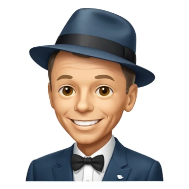 Frank sinatra emoji showing some data anlytics sticker