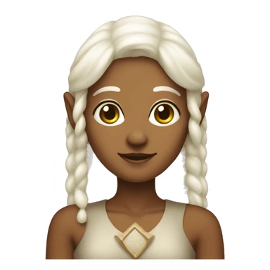 White Mama elf sticker
