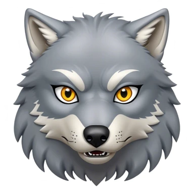 Wolf predator character form movie since 2007 sticker