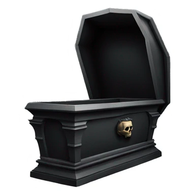 Gothic coffin sticker