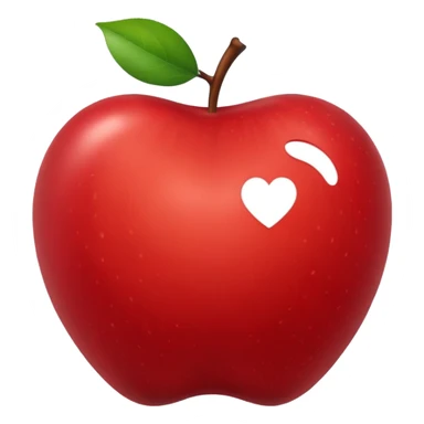 Apple Heart sticker