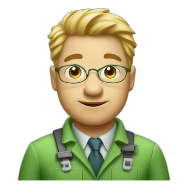 green piggy trader sticker