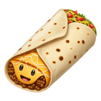 Cheesy beefy Burrito  sticker