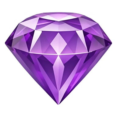 glitter purple cian diamond sticker