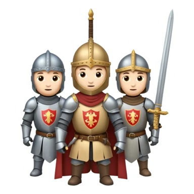 medieval knights sticker