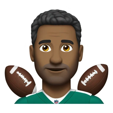 Make a peacock football coach sticker