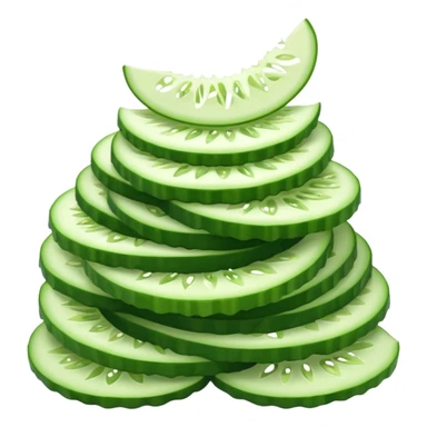 a big pile of grated green slices of vegetable sticker