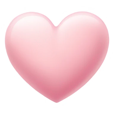 Light pink heart with matching stars floating around it sticker