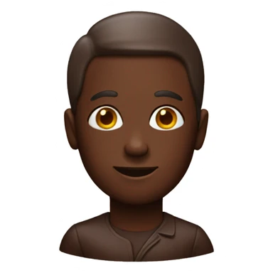 Chocolate person sticker