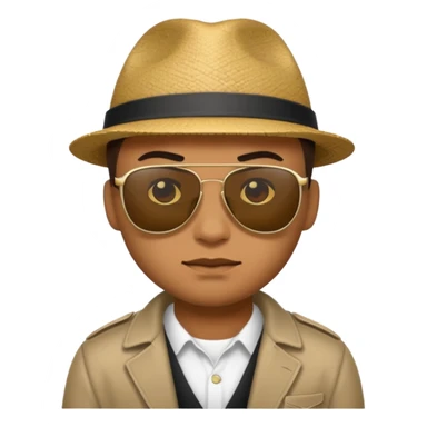 Gangster classic emoji ,simular to 😎 sticker