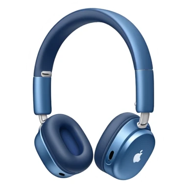 blue airpods max headphones sticker