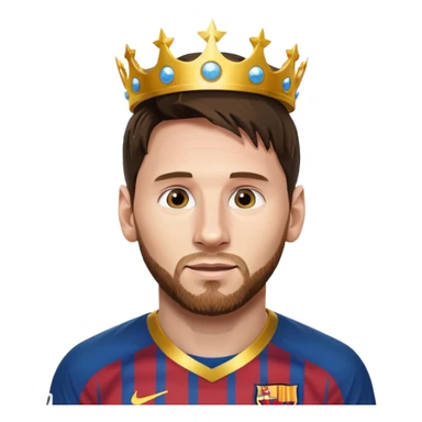 Lionel messi with a halo sticker