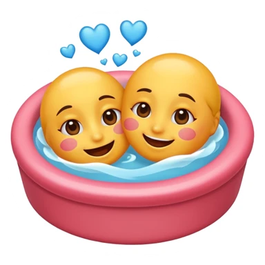 An emoji that's feeling a whirlpool of happiness. Blushing and feeling in love. Grinning and smiling and making a kissy face. Something sweet and perfect to send to someone you love. Not a familiar love something deep and profound. Something unique. sticker