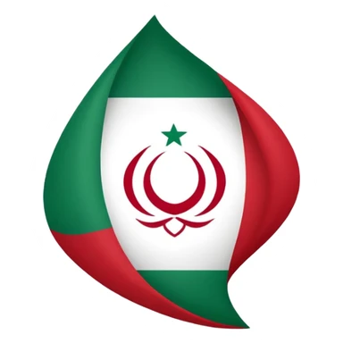 Iranian flag sticker