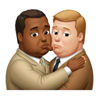 P diddy kissing peter griffin sticker
