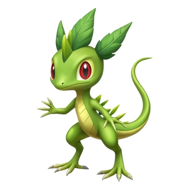  Exotic Treecko-Sceptile-Celebi full body sticker
