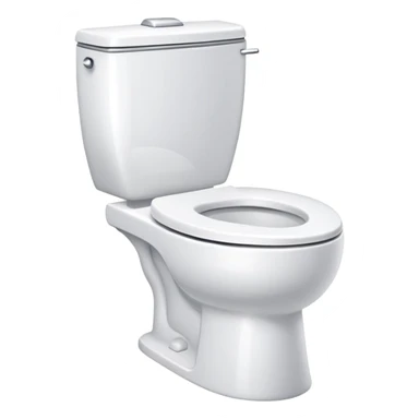 white porcelain toilet sticker