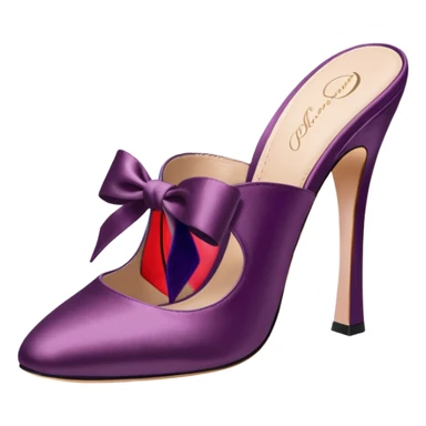 Agent Provocateur Elice Plum Mules
 sticker
