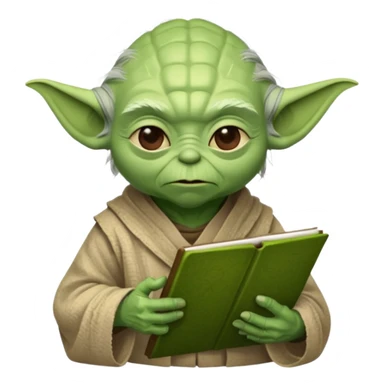 Yoda with the text 6 7 nothing else  sticker
