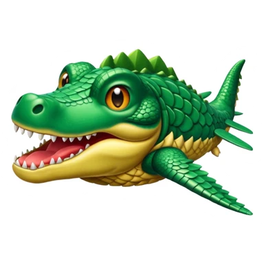 Hazme un avión con cabeza de cocodrilo sticker