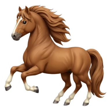 Horse in 3d style  sticker