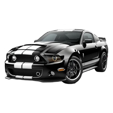 Ford Mustang Shelby GT500 perfect view sticker